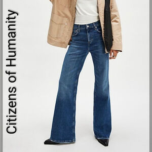 Women's Citizens of Humanity Blue Naomi #065 Low Waist Flare Jeans Size 26